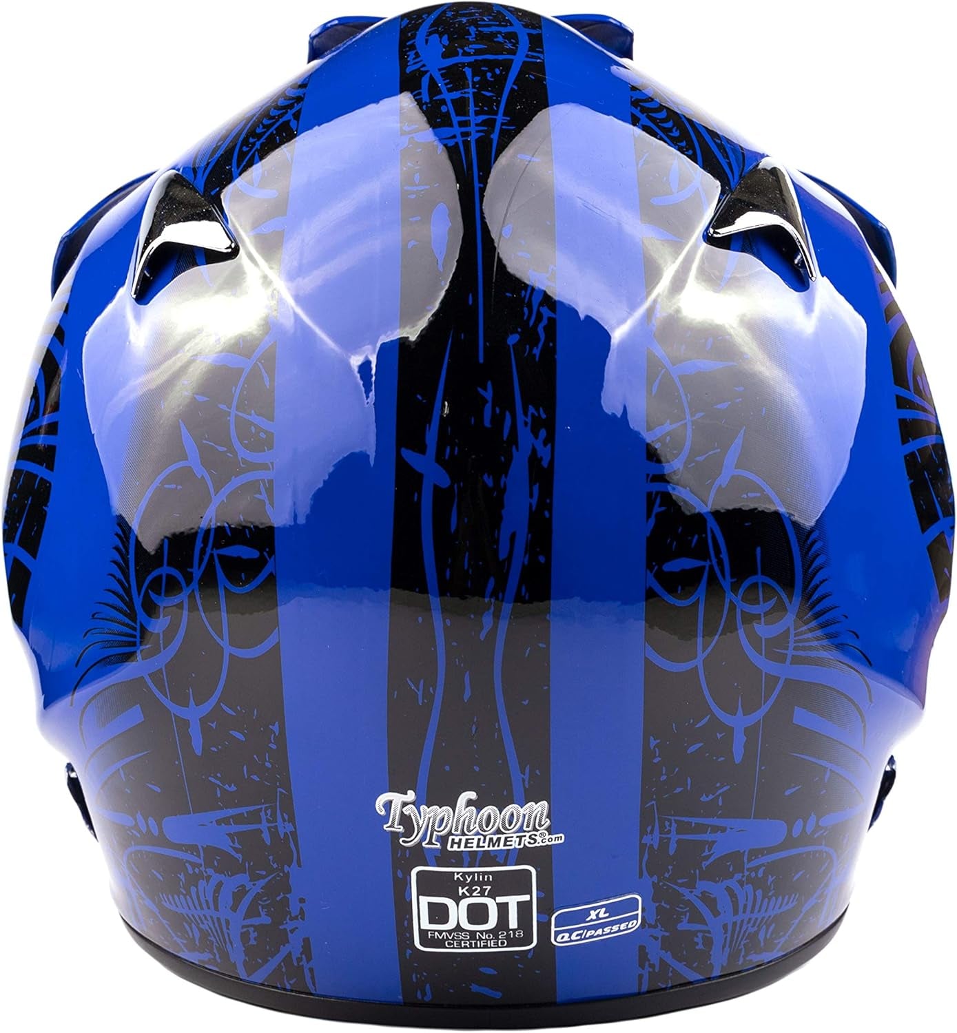 Typhoon Helmets Typhoon ATV Motorcycle Helmet with Goggles & Gloves - DOT Certified Off-Road Racing Protection Gear Set for Adults/Teens - Durable MX Combo Pack