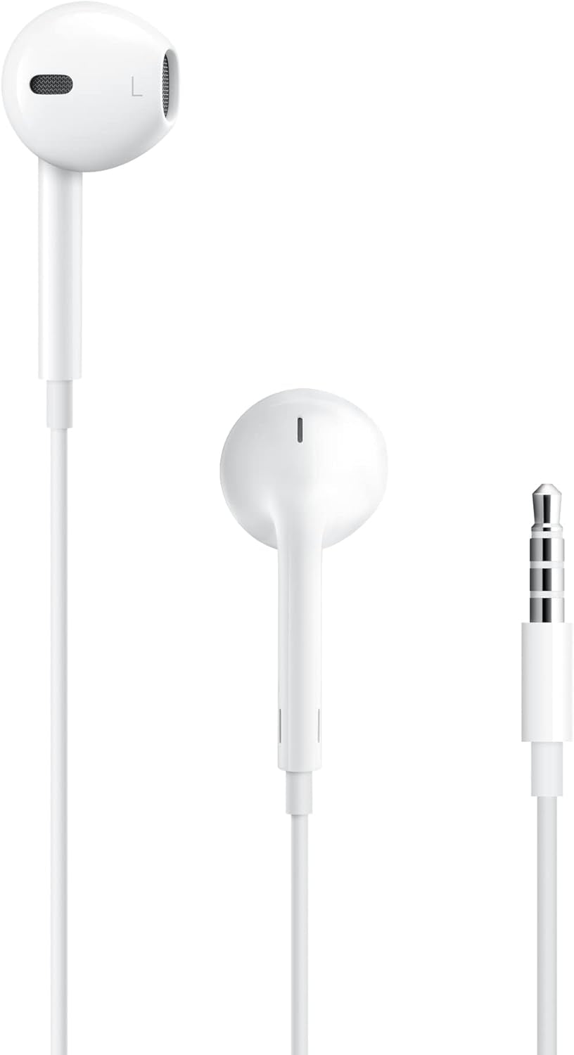Apple Earpods Wired Headphones with 3.5mm Plug - Control Music, Calls & Volume Effortlessly