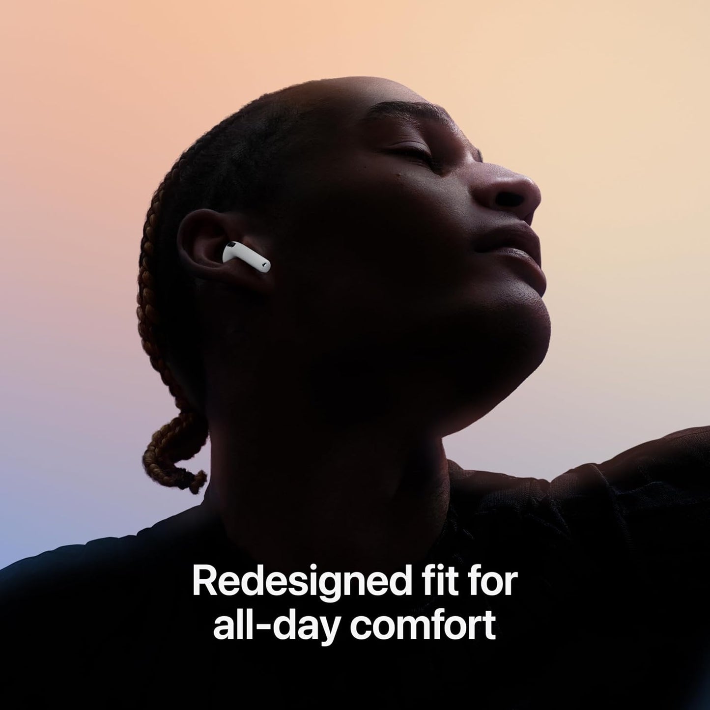 Apple AirPods 4 - Premium Wireless Earbuds with Active Noise Cancellation, Adaptive Audio, and Personalized Spatial Audio - USB-C Charging Case & Wireless Charging - H2 Chip