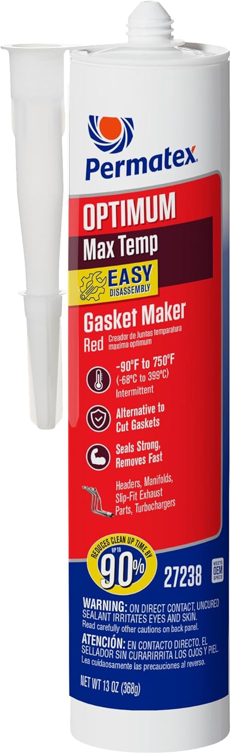 Permatex 81630 Ultra Red High Temperature Gasket Maker, 3 Oz