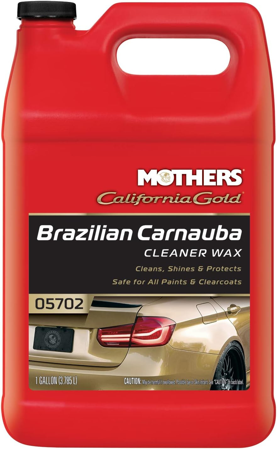 Mothers 05701 California Gold Brazilian Carnauba Cleaner Liquid Wax - 16 Oz.