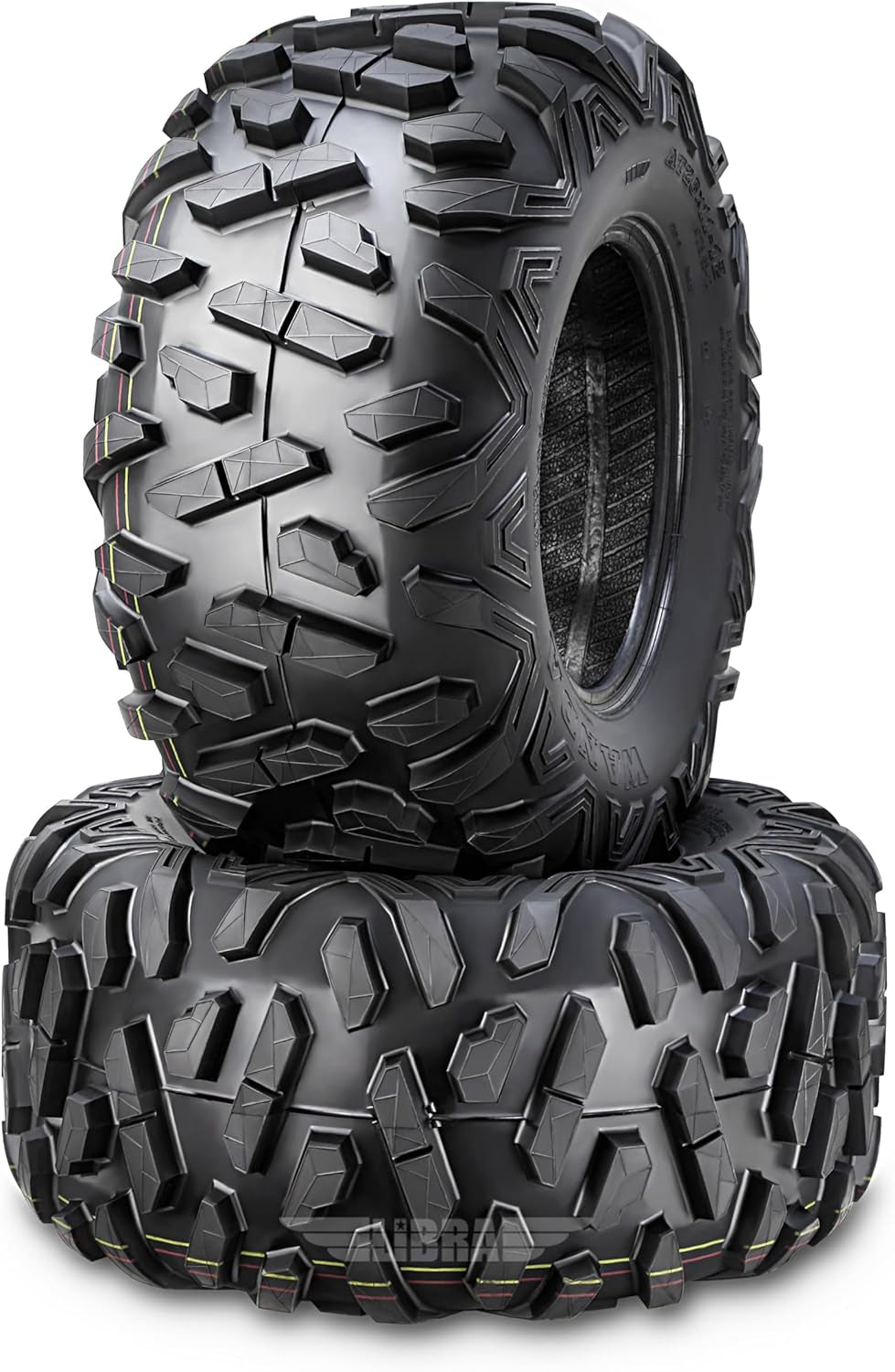 WANDA Set of 2 ATV Tires 22X10-10 22X10X10 6PR Big Horn Style
