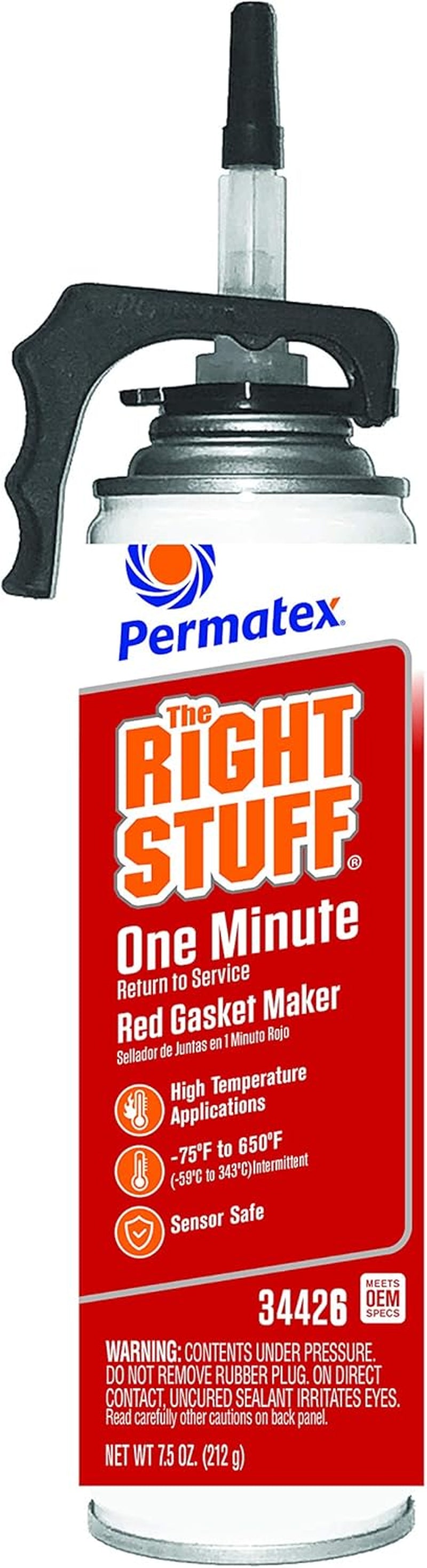 Permatex 81630 Ultra Red High Temperature Gasket Maker, 3 Oz