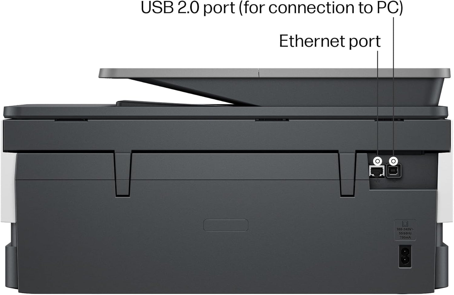 HP Officejet Pro 8125E Wireless All-In-One Color Inkjet Printer - Ideal for Home Office, Print, Scan, Copy, ADF, Duplex Printing, Includes 3-Month Instant Ink Trial, AI-Enabled