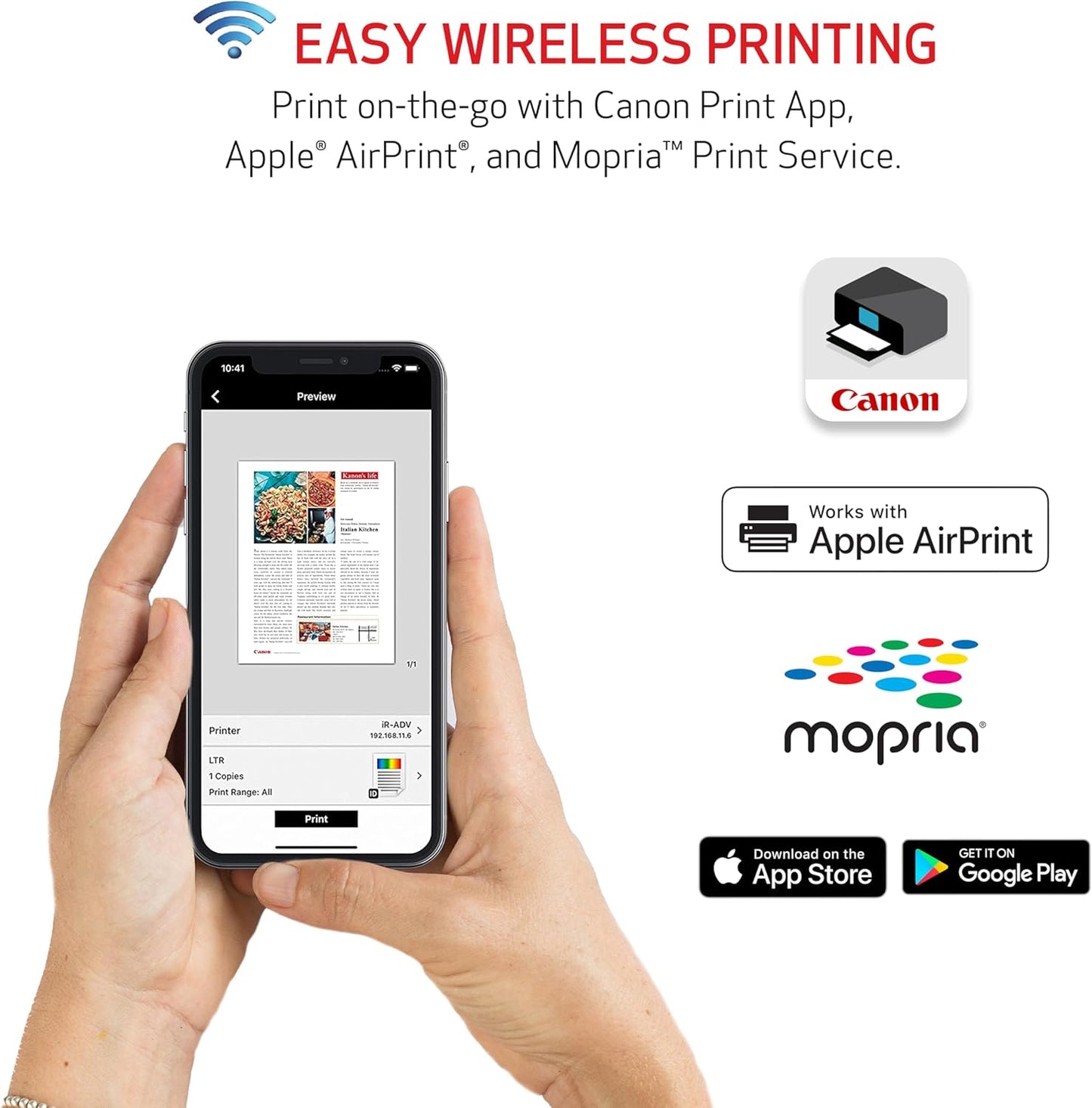 Canon PIXMA TS6420A Wireless All-In-One Inkjet Printer - Print, Copy, Scan - Sleek White Design
