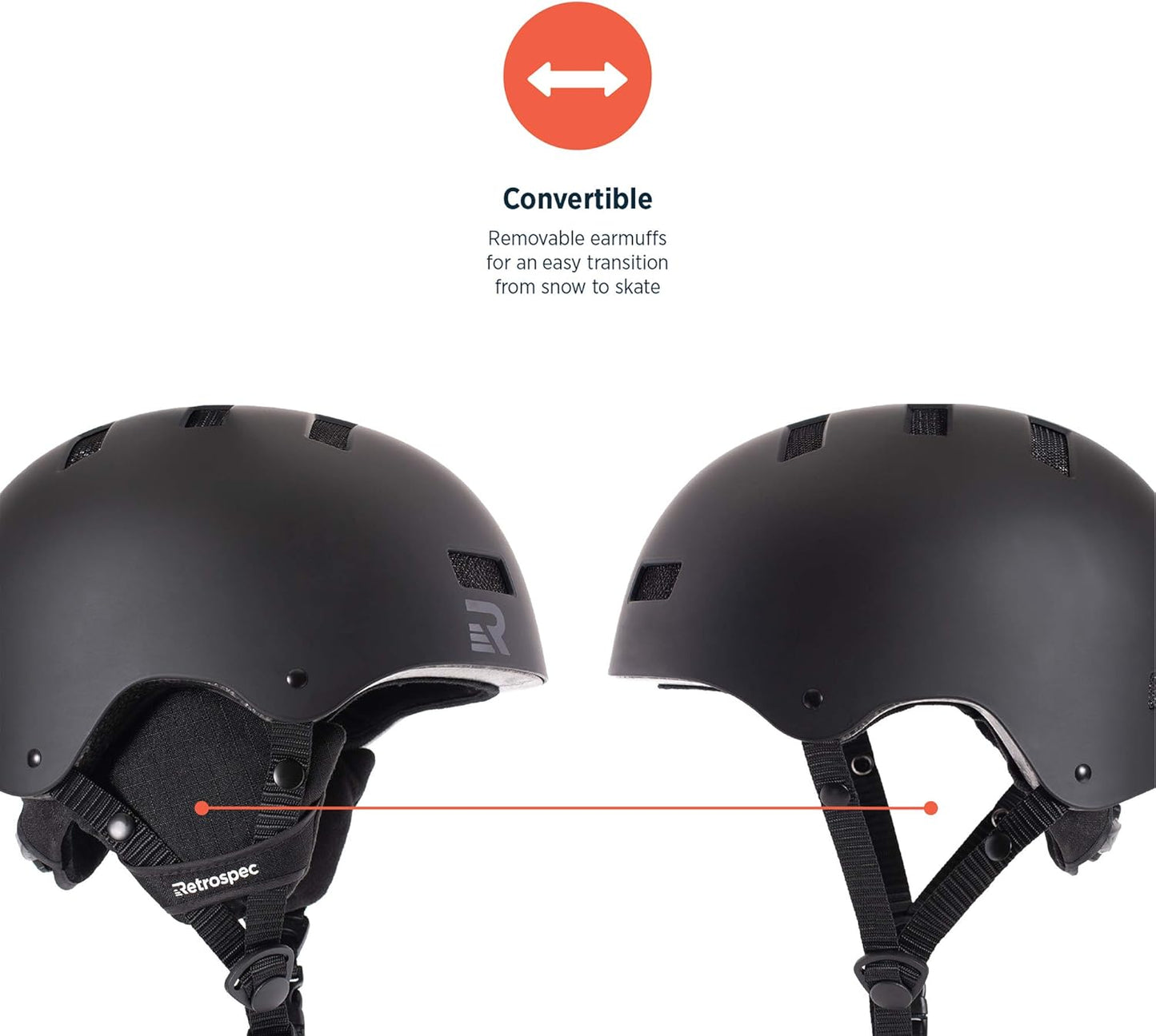 Retrospec Retrospec H1 Ski & Snowboard Helmet