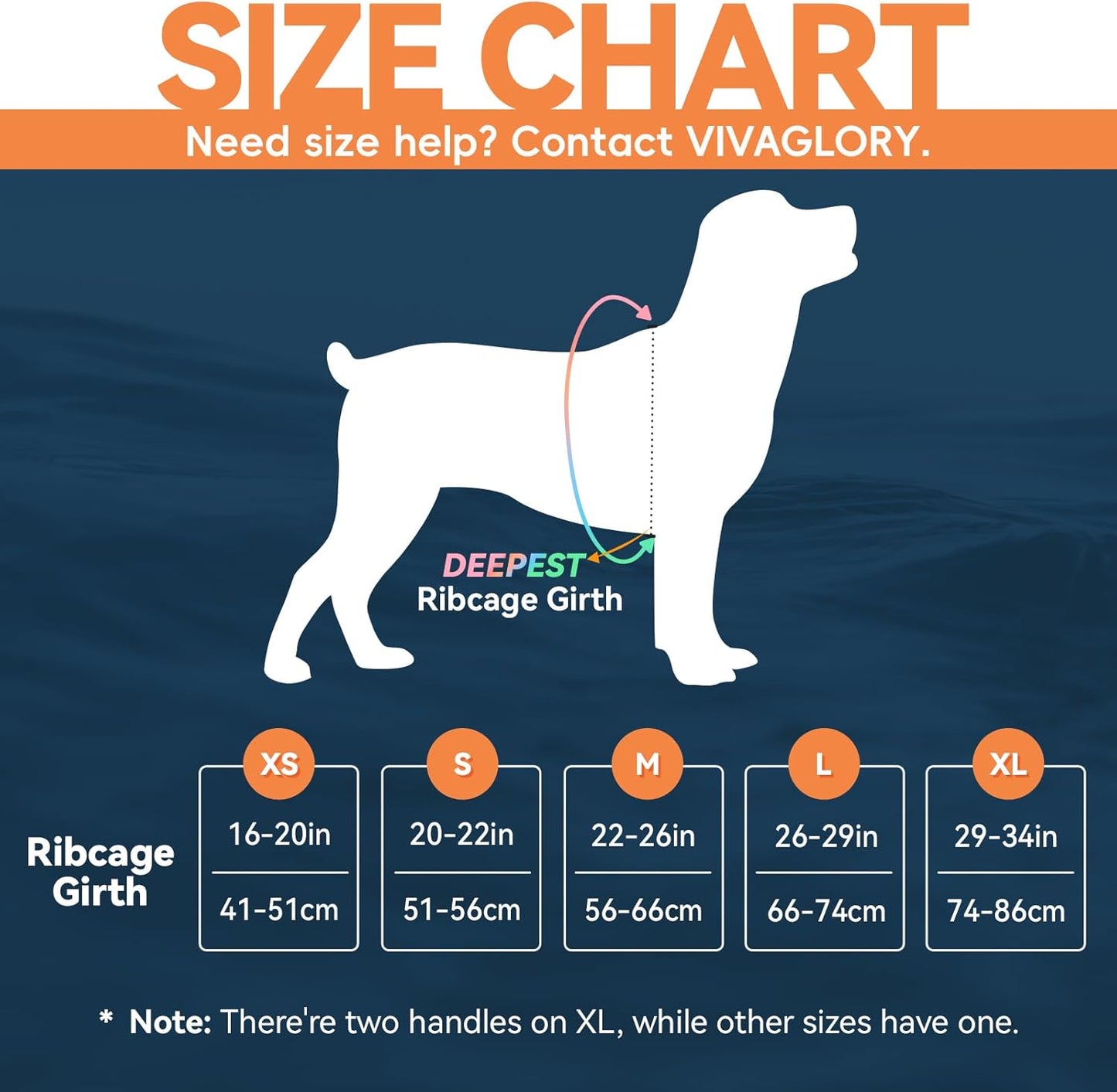 VIVAGLORY Neoprene Dog Life Vest, Dog Life Jacket for Swimming & Boating, Lightweight & Buoyancy for Puppy Doggy, Swimming Vest with Handle, M, Red