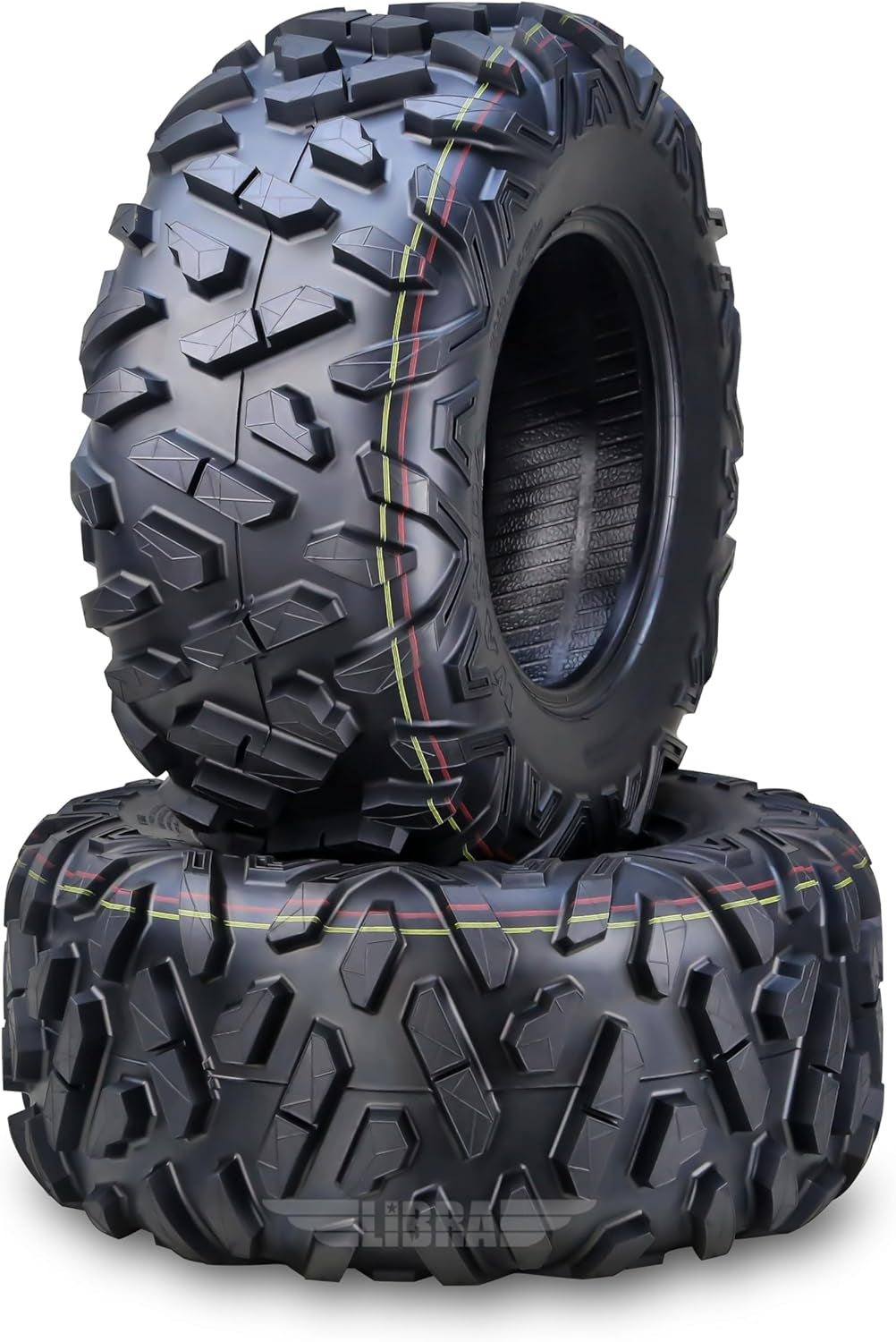 WANDA Set of 2 ATV Tires 22X10-10 22X10X10 6PR Big Horn Style