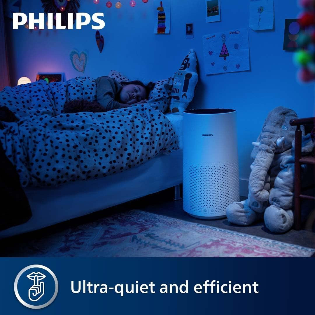 1000I Series Air Purifier – 78 M² Coverage, 300 M³/H CADR, HEPA & Carbon Filter, Smart Sensor, Ultra-Quiet, Wi-Fi Connected, Air+ App (AC1715/70)