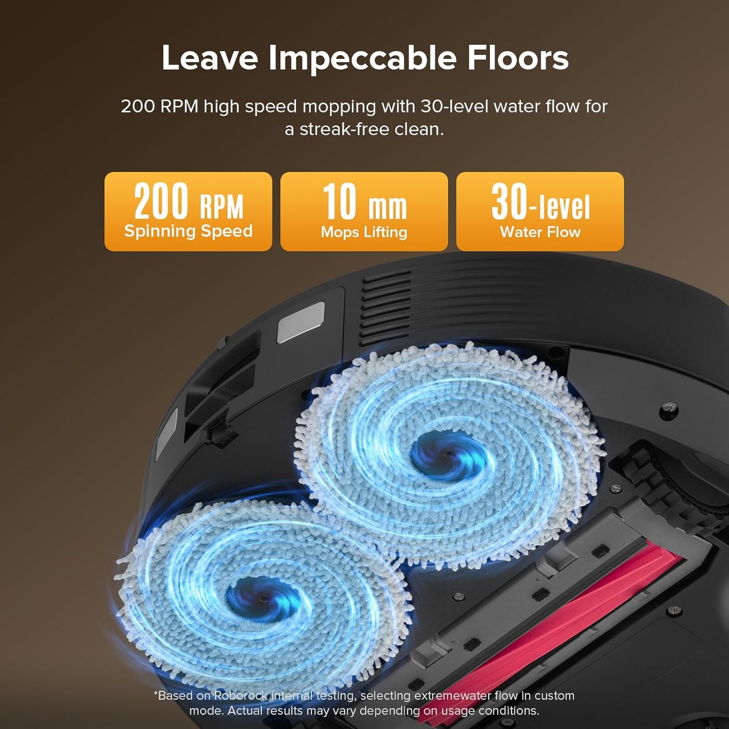 Qrevo L Robot Vacuum and Mop, All-In-One Vacuum Cleaner, 10,000Pa Powerful Suction, Self Emptying & Refilling, Self Mop Washing & Air Drying, Anti-Tangle Brushes for Home, Pet Hairs, Black