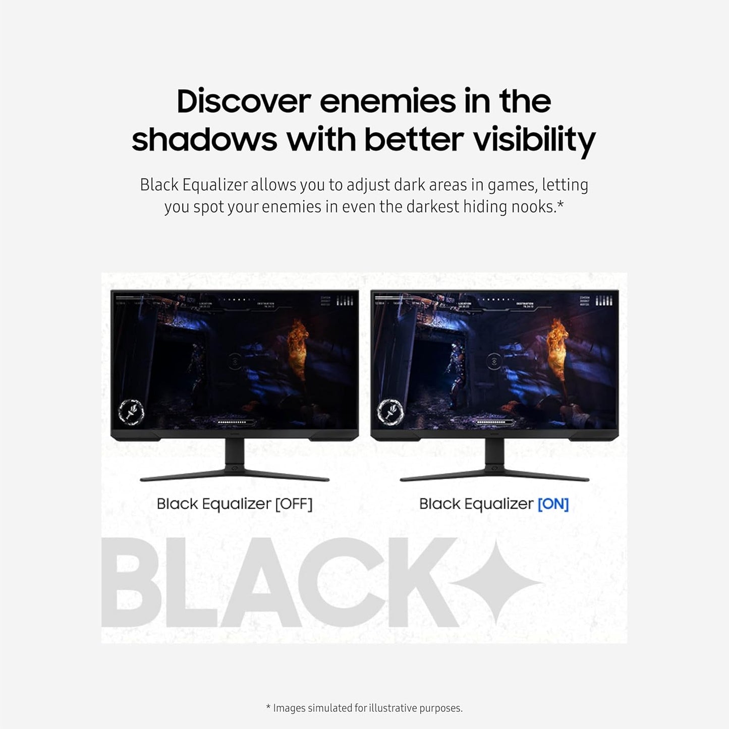 Samsung Odyssey G3 24" FHD Gaming Monitor - 1ms Response, 180Hz Refresh Rate, AMD FreeSync, Adjustable Stand, Eye Saver Mode, Flicker-Free