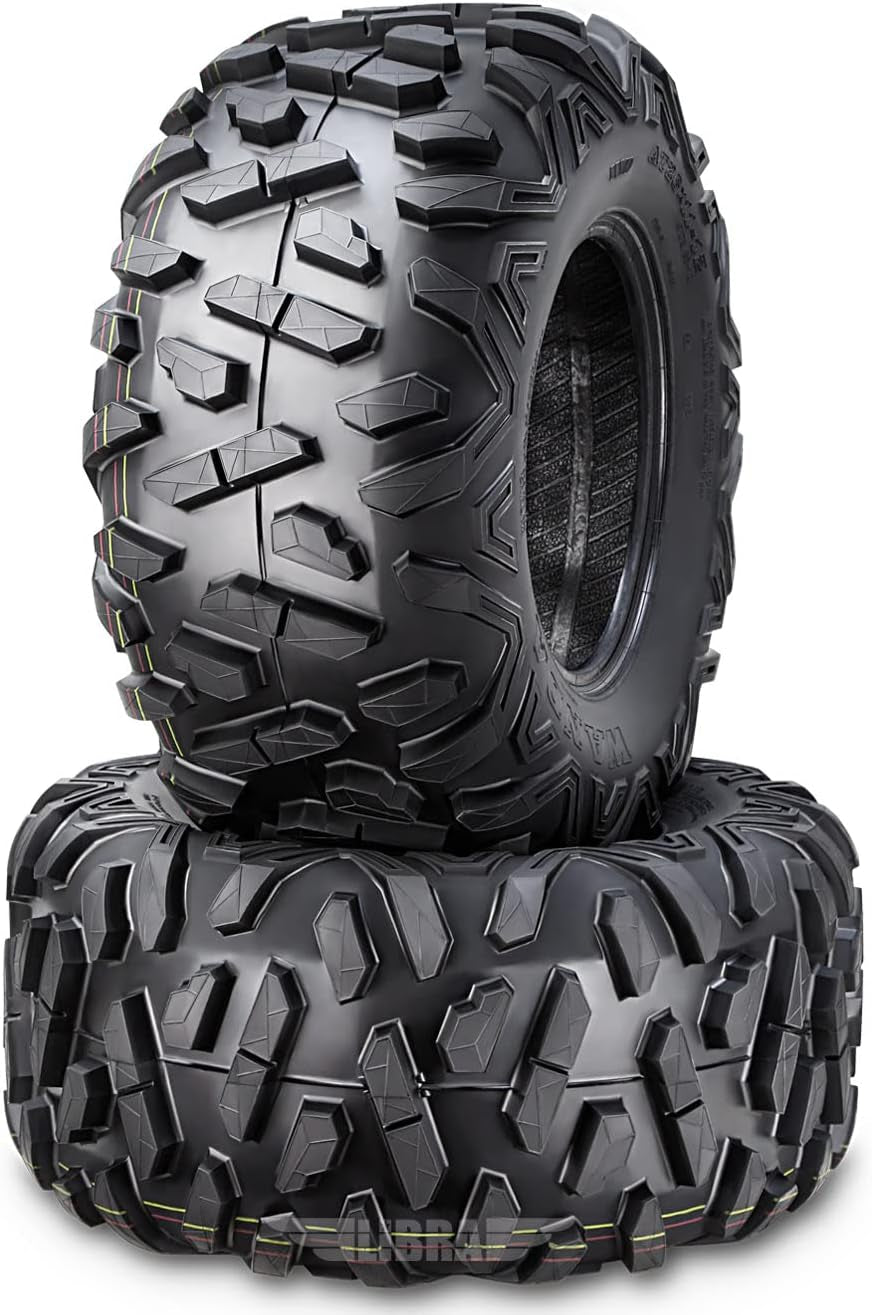 WANDA Set of 2 ATV Tires 22X10-10 22X10X10 6PR Big Horn Style