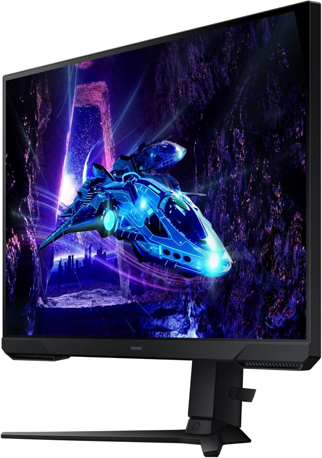 Samsung Odyssey G3 24" FHD Gaming Monitor - 1ms Response, 180Hz Refresh Rate, AMD FreeSync, Adjustable Stand, Eye Saver Mode, Flicker-Free