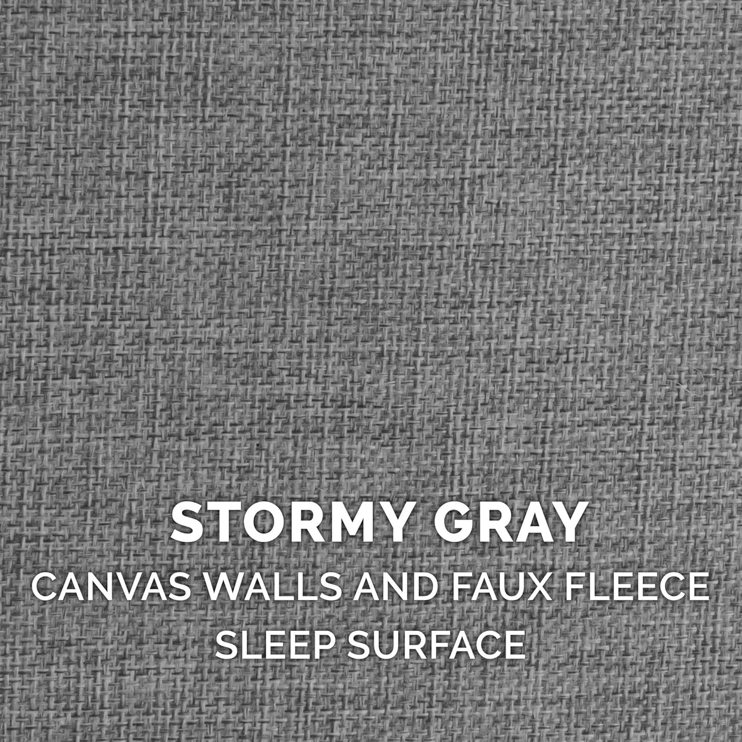 Furhaven Pet House for Indoor Cats & Small Dogs, Collapsible & Foldable W/ Plush Ball Toy - Living Room Footstool Cat Condo - Stormy Gray, Small