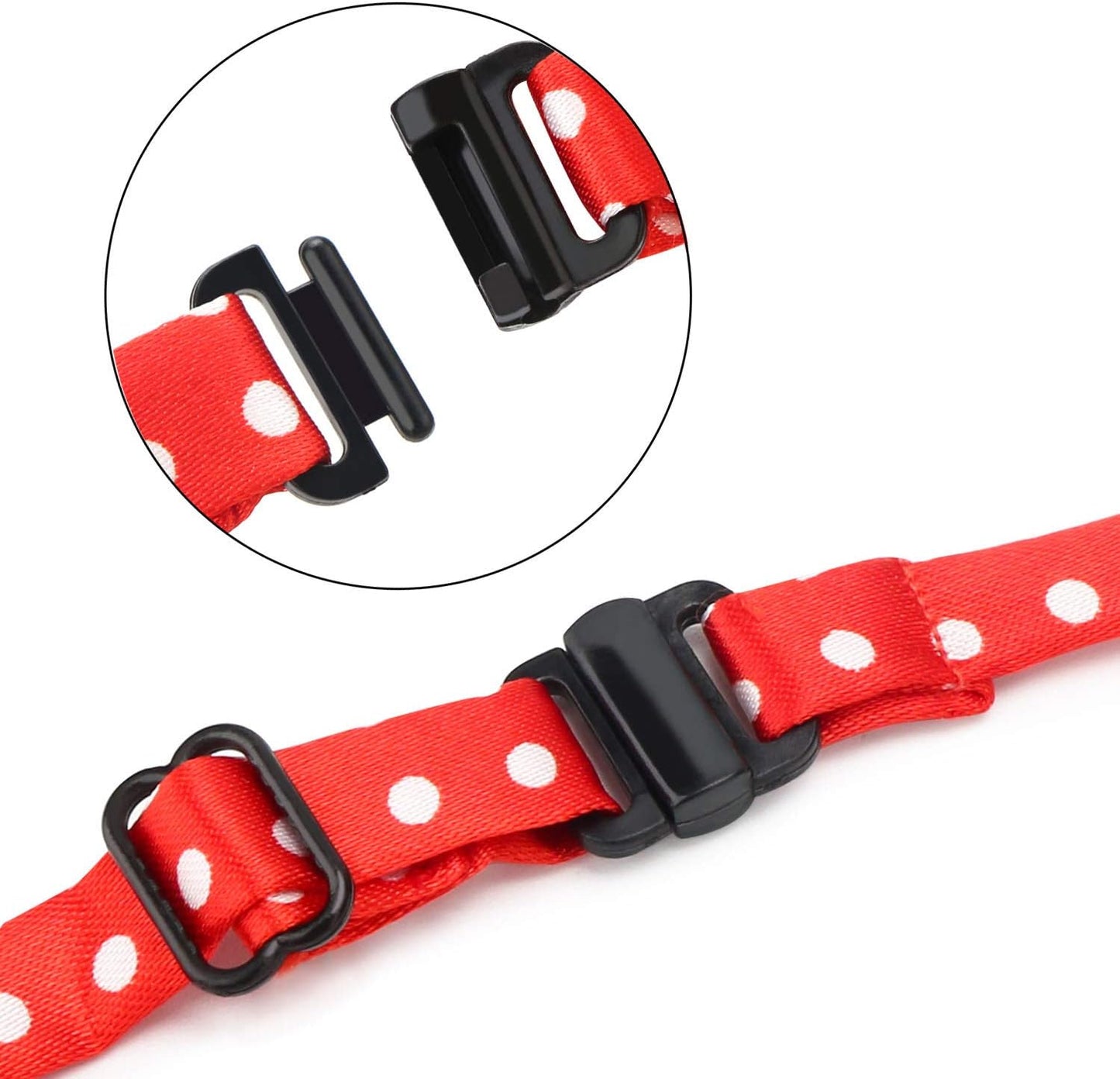 Segarty Dog Ties for Large Dogs, Pet Neck Tie, with Adjustable Collar, Bulk Bow Ties Bowties Necktie Grooming Accessories for Girl Boy Dog Valentines Holiday Birthday Wedding Cosplay Costumes