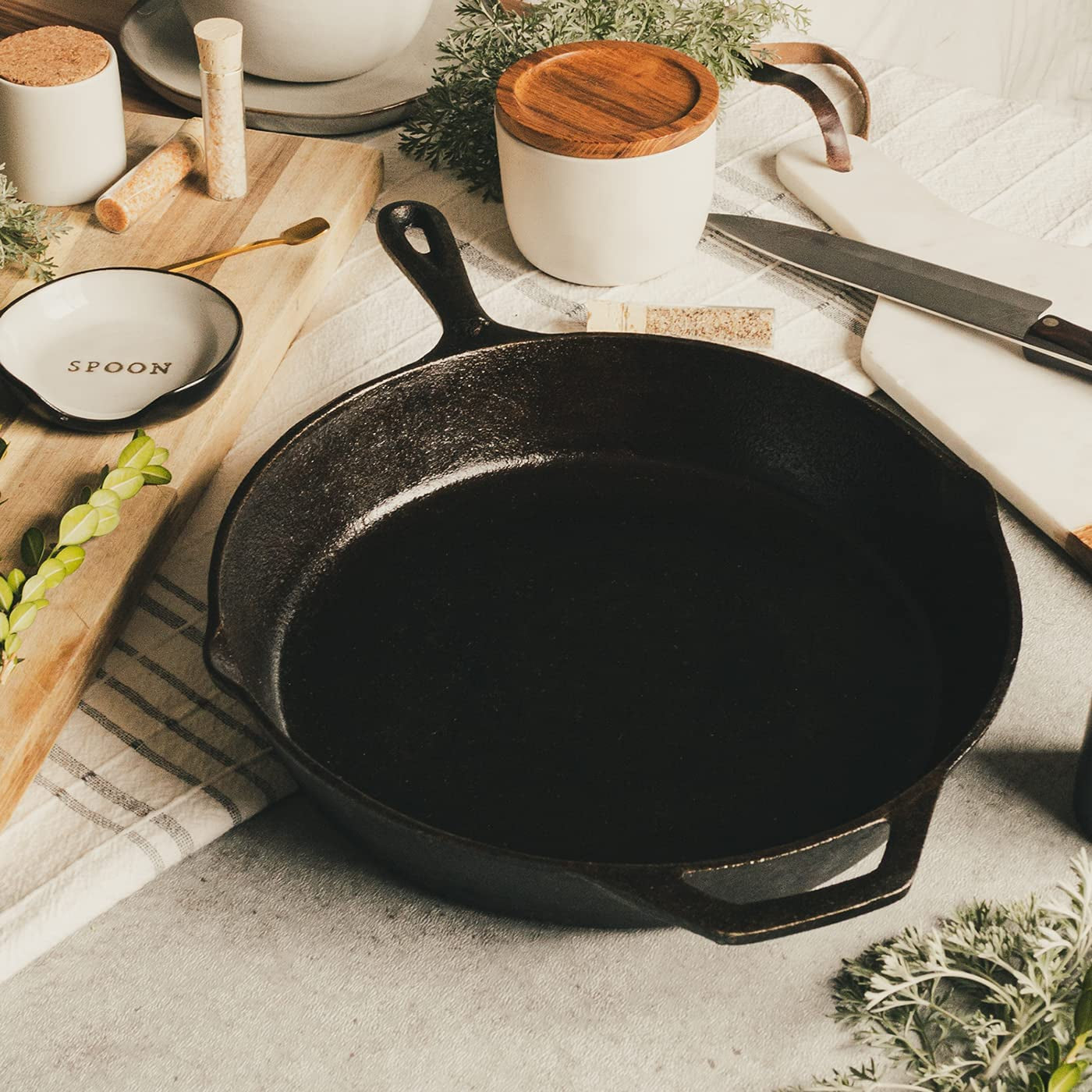 Backcountry Iron 12-Inch Pre-Seasoned Cast Iron Skillet - Perfect for All Your Cooking Adventures!