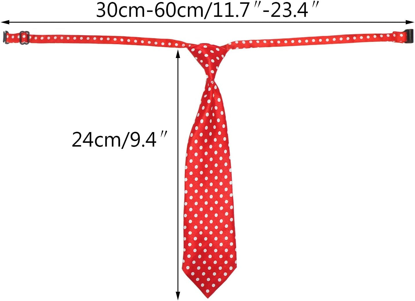 Segarty Dog Ties for Large Dogs, Pet Neck Tie, with Adjustable Collar, Bulk Bow Ties Bowties Necktie Grooming Accessories for Girl Boy Dog Valentines Holiday Birthday Wedding Cosplay Costumes