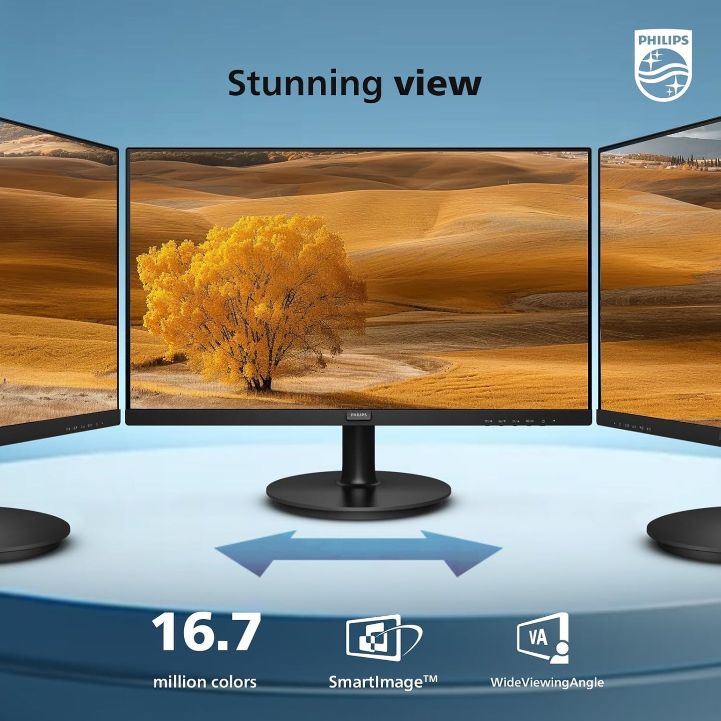 Philips 27B2N2100 27" FHD 100Hz Gaming & Office Monitor - Energy Star & EPEAT Gold Certified with HDMI & VGA, 4-Year Warranty