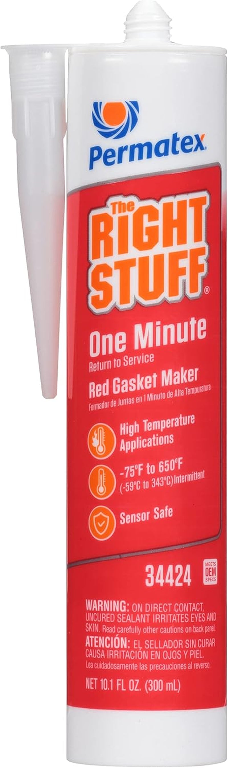 Permatex 81630 Ultra Red High Temperature Gasket Maker, 3 Oz