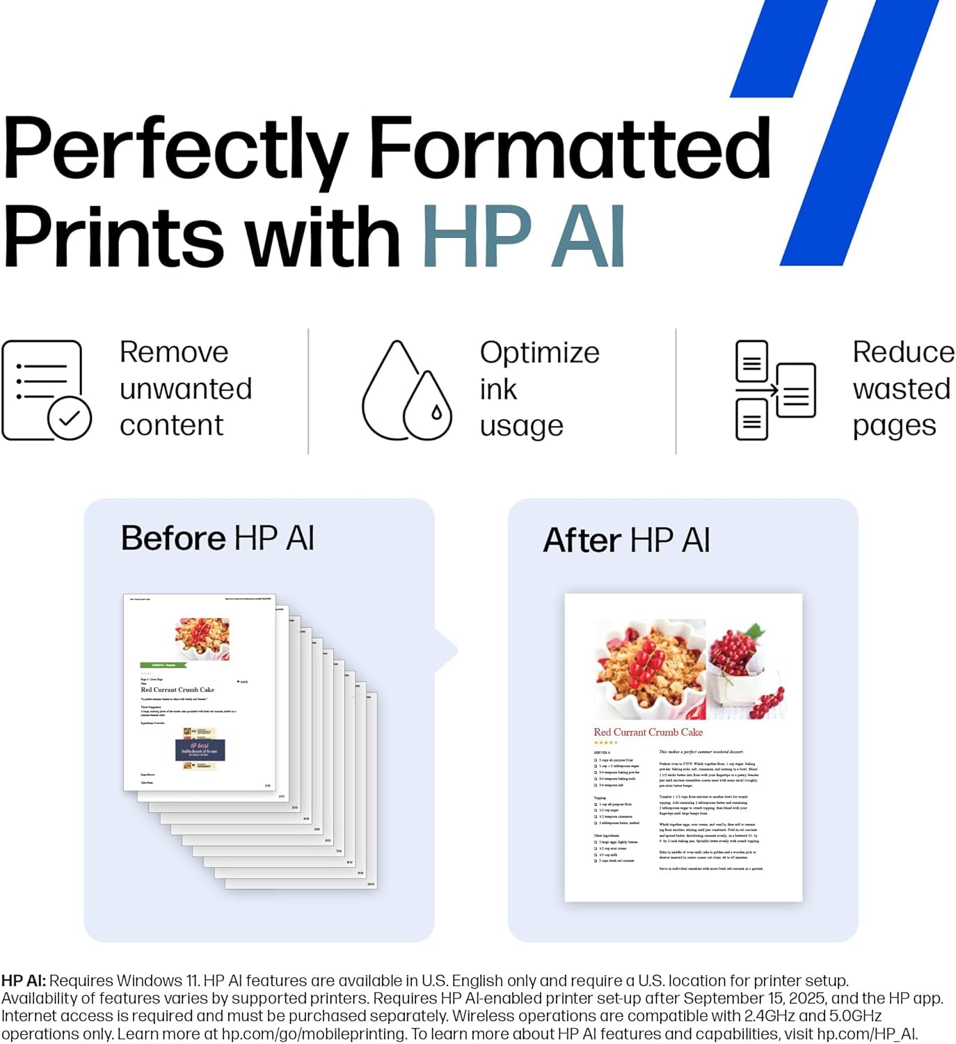 HP Deskjet 2855E Wireless All-In-One Printer with Scanner and Copier - Ideal for Home Use, Includes 3-Month Instant Ink Trial, AI-Enabled Technology