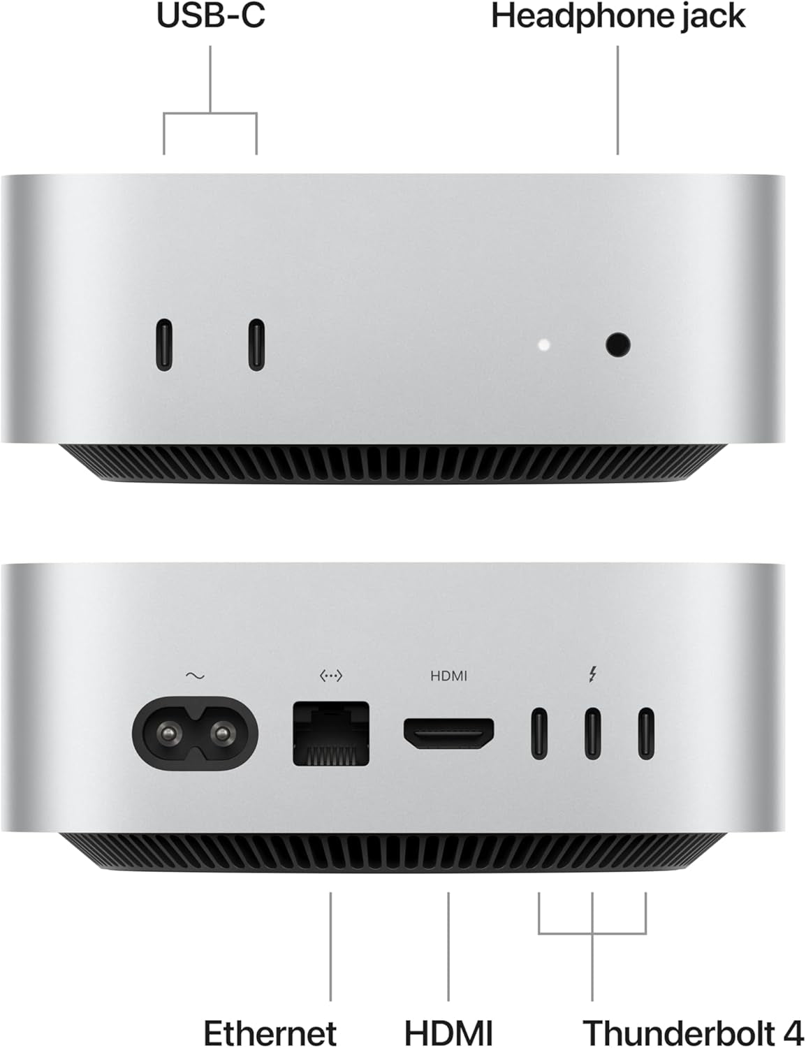 Apple 2024 Mac Mini Desktop - M4 Pro Chip, 12-Core CPU, 16-Core GPU, 24GB RAM, 512GB SSD, 3 Years AppleCare+ - Ultimate Power & Performance