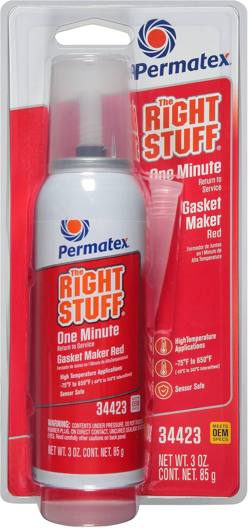 Permatex 81630 Ultra Red High Temperature Gasket Maker, 3 Oz