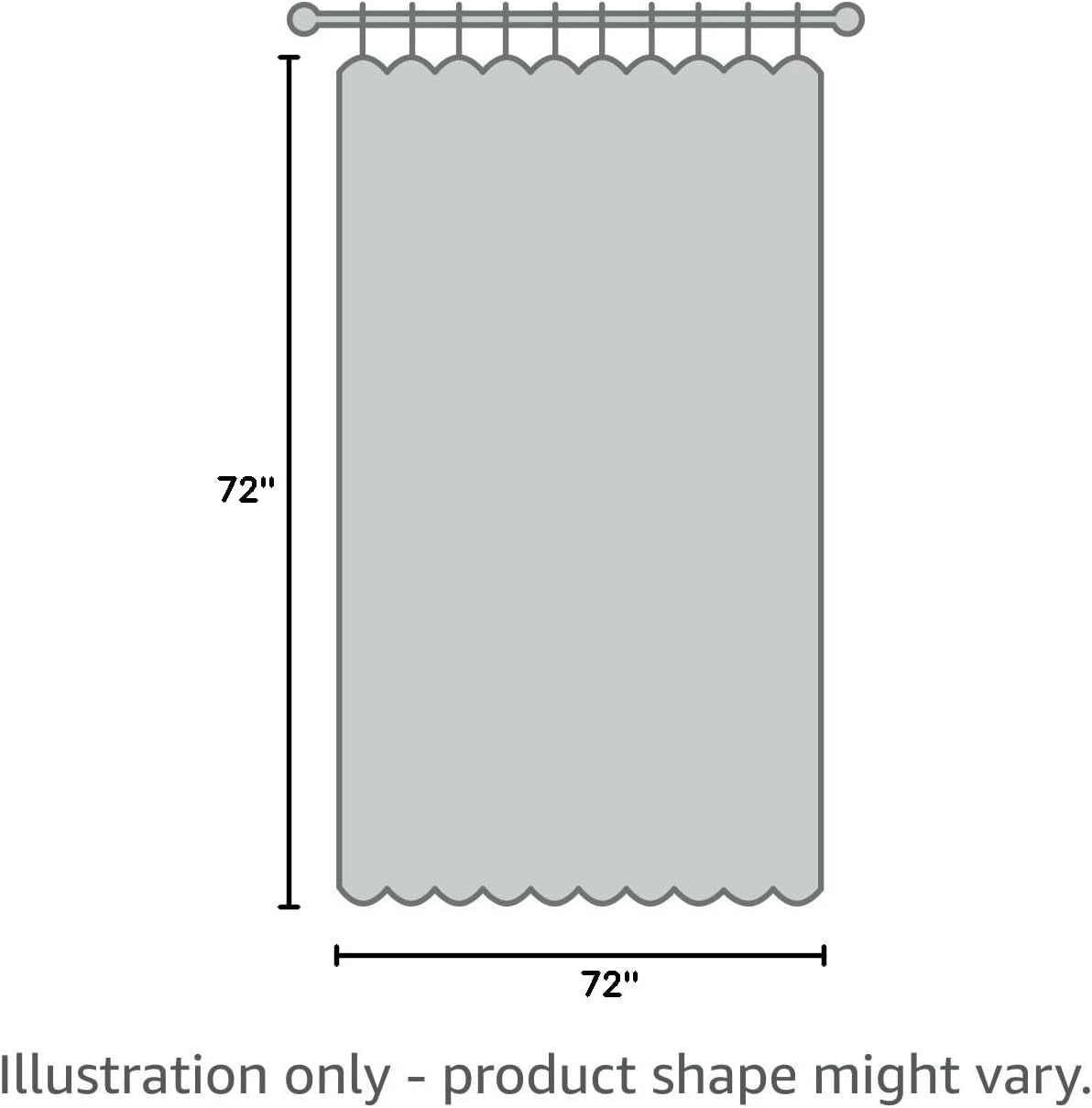 Lush Decor Night Sky Shower Curtain, 72" X 72", Gray & Purple