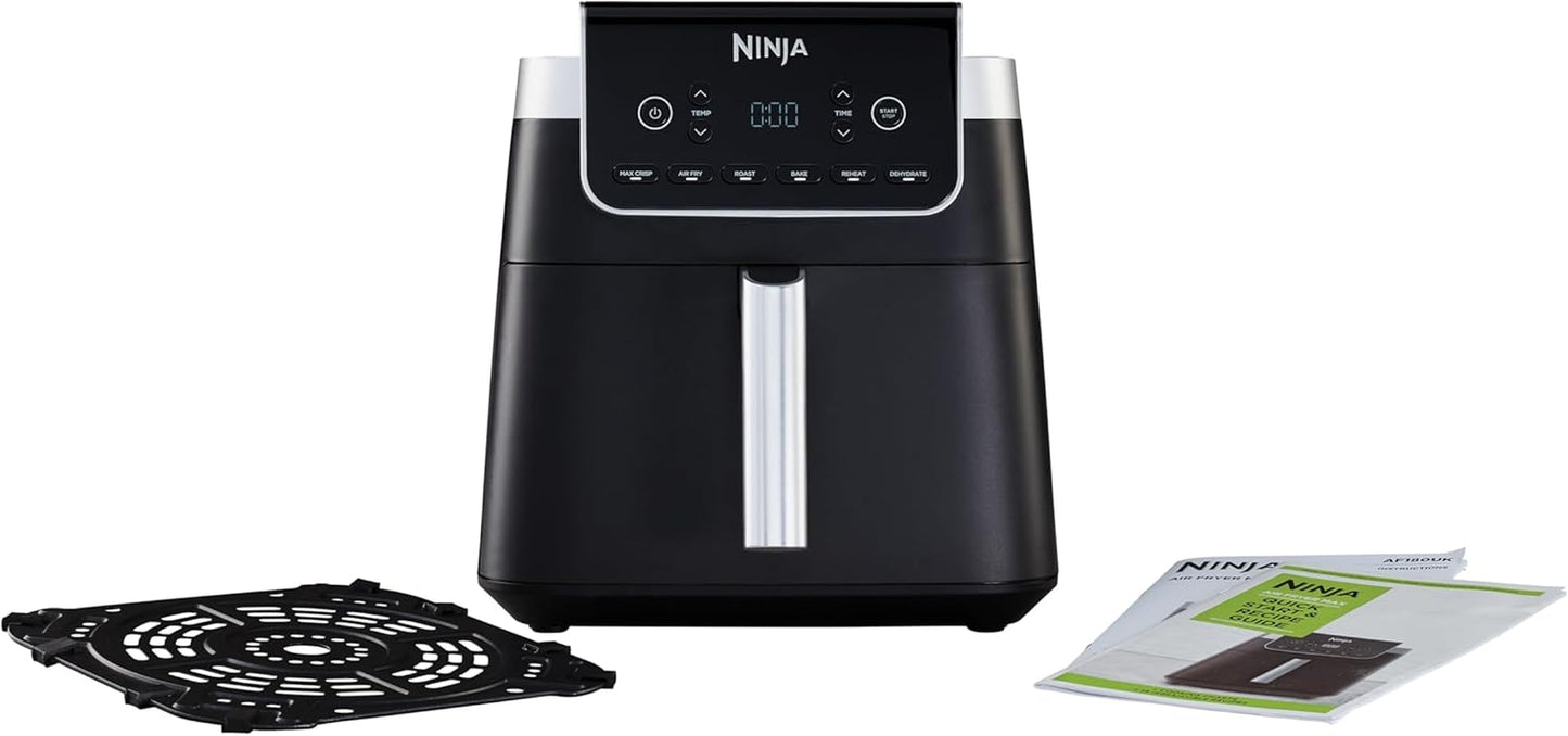 Air Fryer Pro XL 6.2L, 6 Cooking Functions, Space Saving Design, 6.2L Capacity, Max Crisp Technology, AF181ANZ, Black
