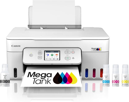 Canon Megatank G3290 Wireless All-In-One Printer - Print, Copy, Scan, Mobile Printing, 2.7" LCD Touchscreen, Auto Duplex