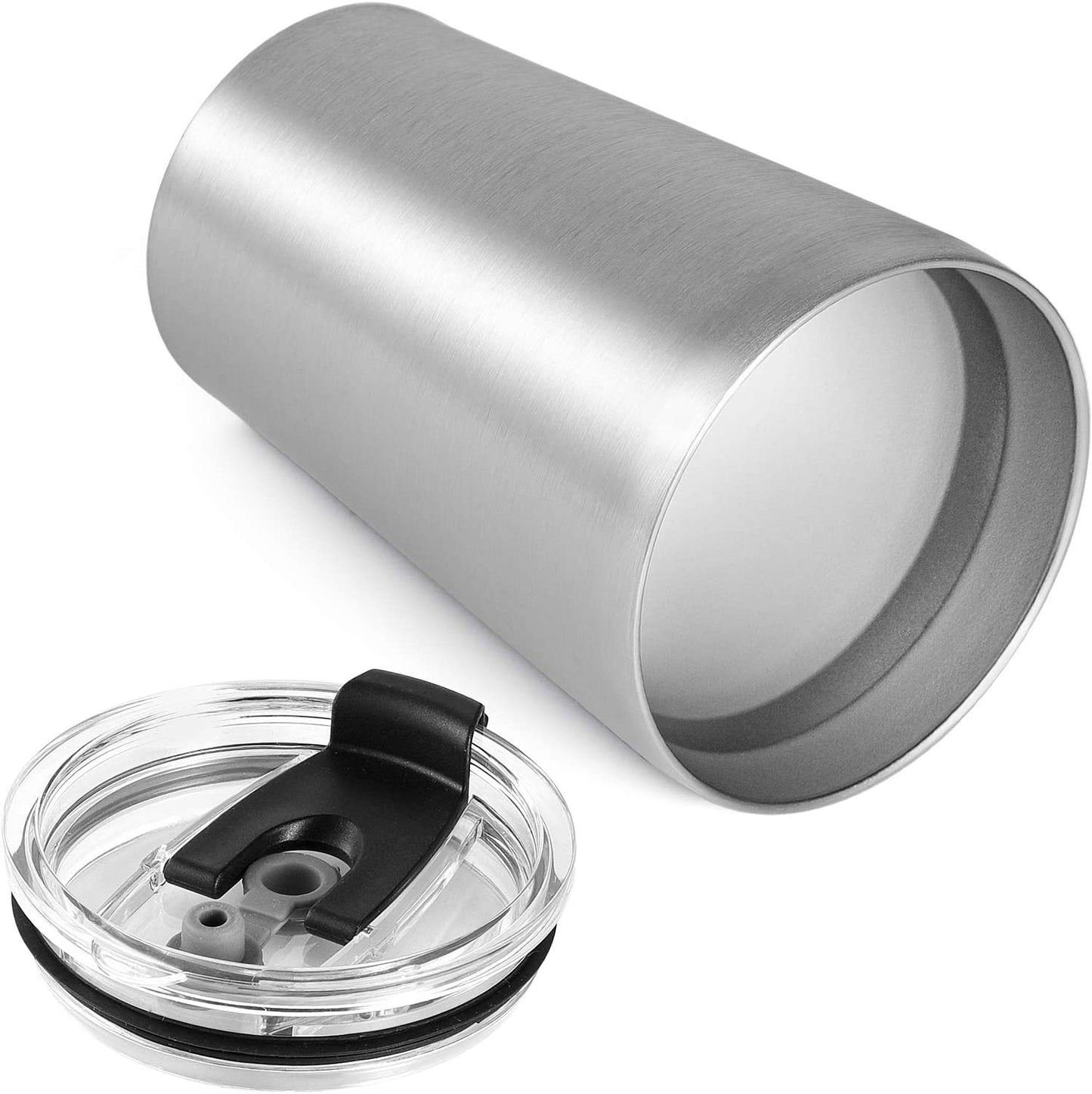VEGOND 12-Pack 12Oz Stainless Steel Vacuum Insulated Travel Tumblers with Lids and Straws - Durable, Reusable, Perfect for On-the-Go!