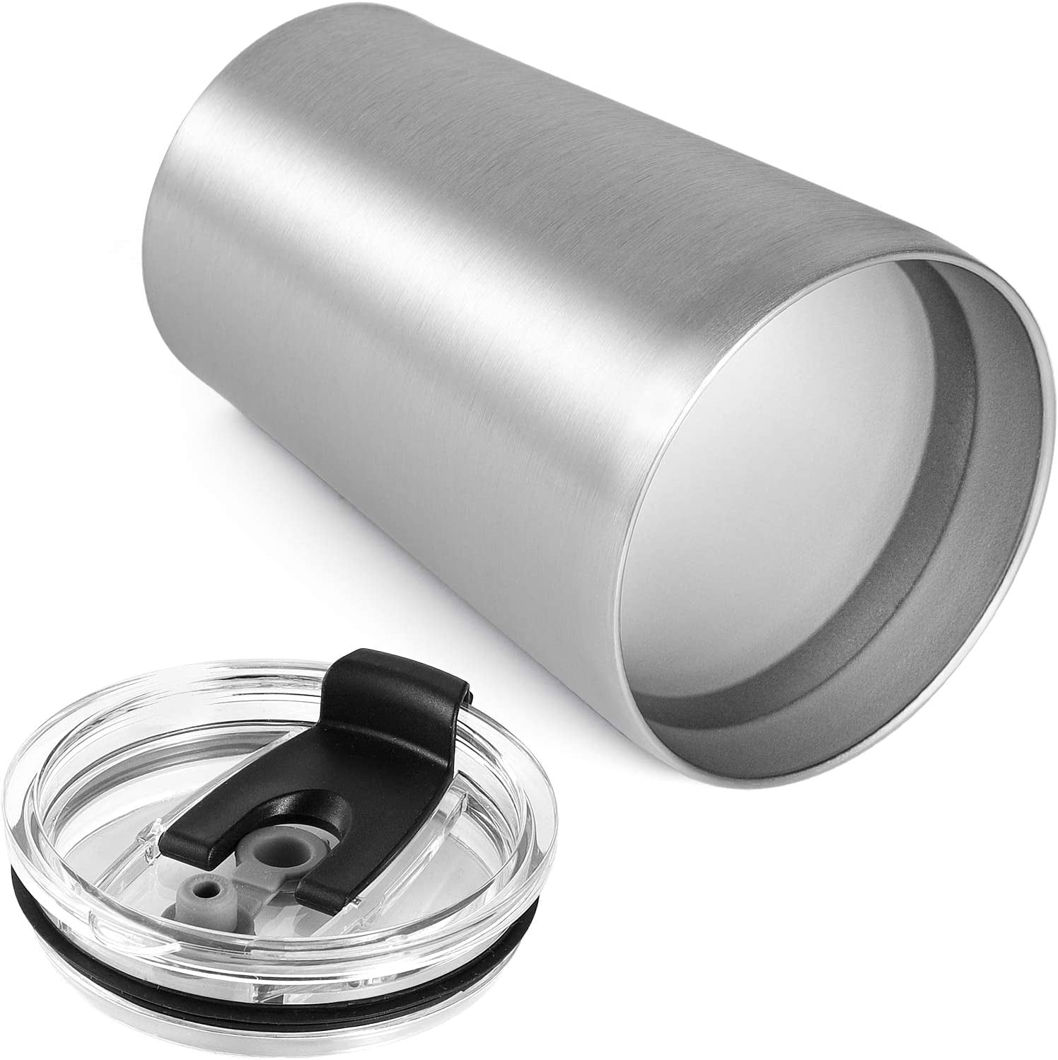 VEGOND 12-Pack 12Oz Stainless Steel Vacuum Insulated Travel Tumblers with Lids and Straws - Durable, Reusable, Perfect for On-the-Go!