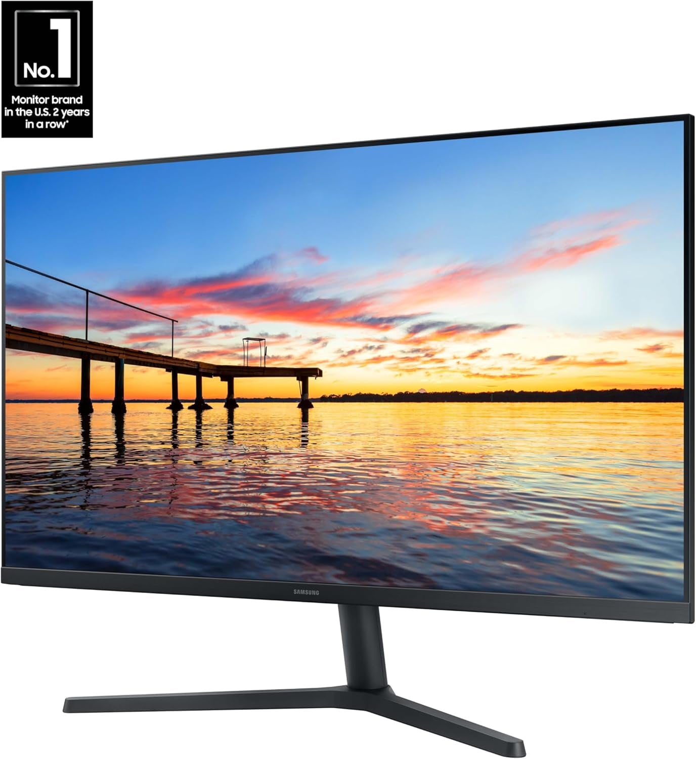 SAMSUNG 27" Essential IPS Monitor - 100Hz Refresh Rate, Ergonomic Design, Advanced Eye Care, Game Mode - LS27D304GANXZA