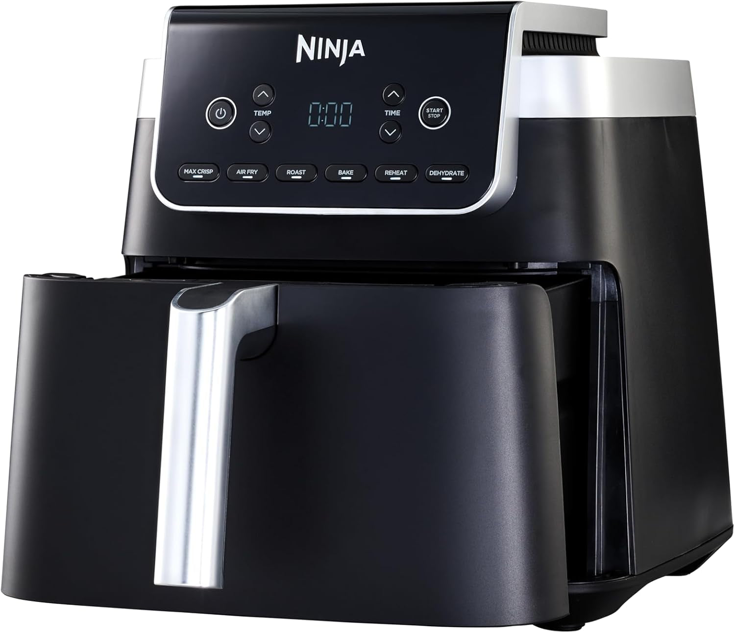Air Fryer Pro XL 6.2L, 6 Cooking Functions, Space Saving Design, 6.2L Capacity, Max Crisp Technology, AF181ANZ, Black