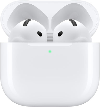 Apple AirPods 4 - Premium Wireless Earbuds with Active Noise Cancellation, Adaptive Audio, and Personalized Spatial Audio - USB-C Charging Case & Wireless Charging - H2 Chip
