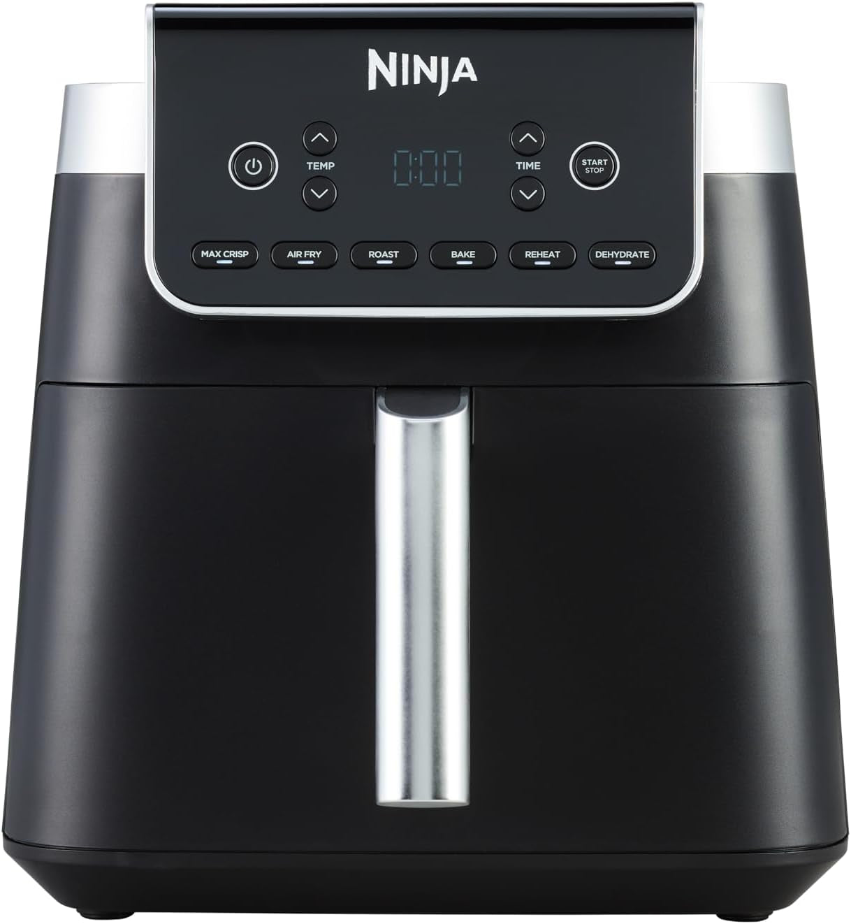 Air Fryer Pro XL 6.2L, 6 Cooking Functions, Space Saving Design, 6.2L Capacity, Max Crisp Technology, AF181ANZ, Black