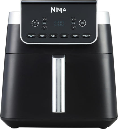 Air Fryer Pro XL 6.2L, 6 Cooking Functions, Space Saving Design, 6.2L Capacity, Max Crisp Technology, AF181ANZ, Black