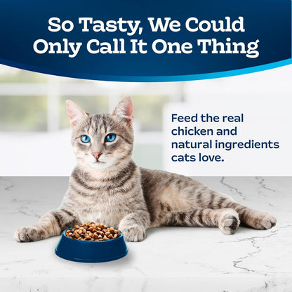 Blue Buffalo Tastefuls Natural Dry Food for Adult Indoor Cats, Chicken & Brown Rice Recipe, 15-Lb. Bag