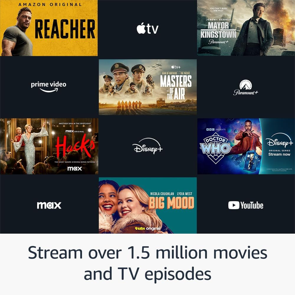Amazon Fire TV Stick 4K (Latest Model) - Enjoy 1.8 Million+ Movies & Shows with AI-Powered Search & Wi-Fi 6