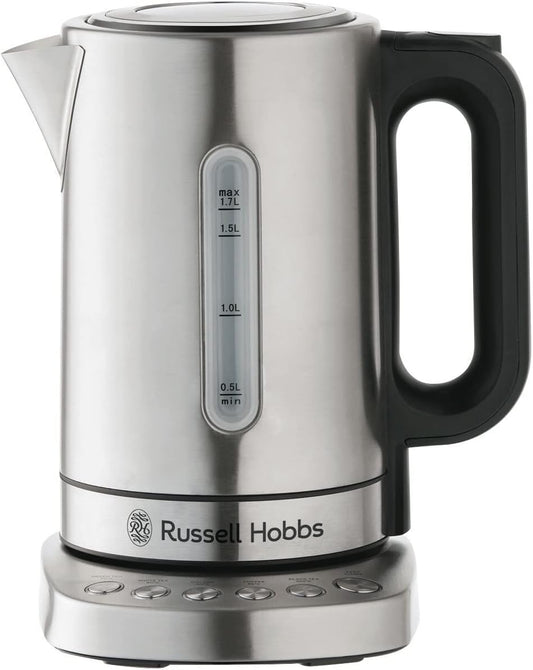RHK510 Addison Kettle, 5 Temperature Settings, 1.7 L Capacity, Keep Warm Function, Easy to Clean, Silver