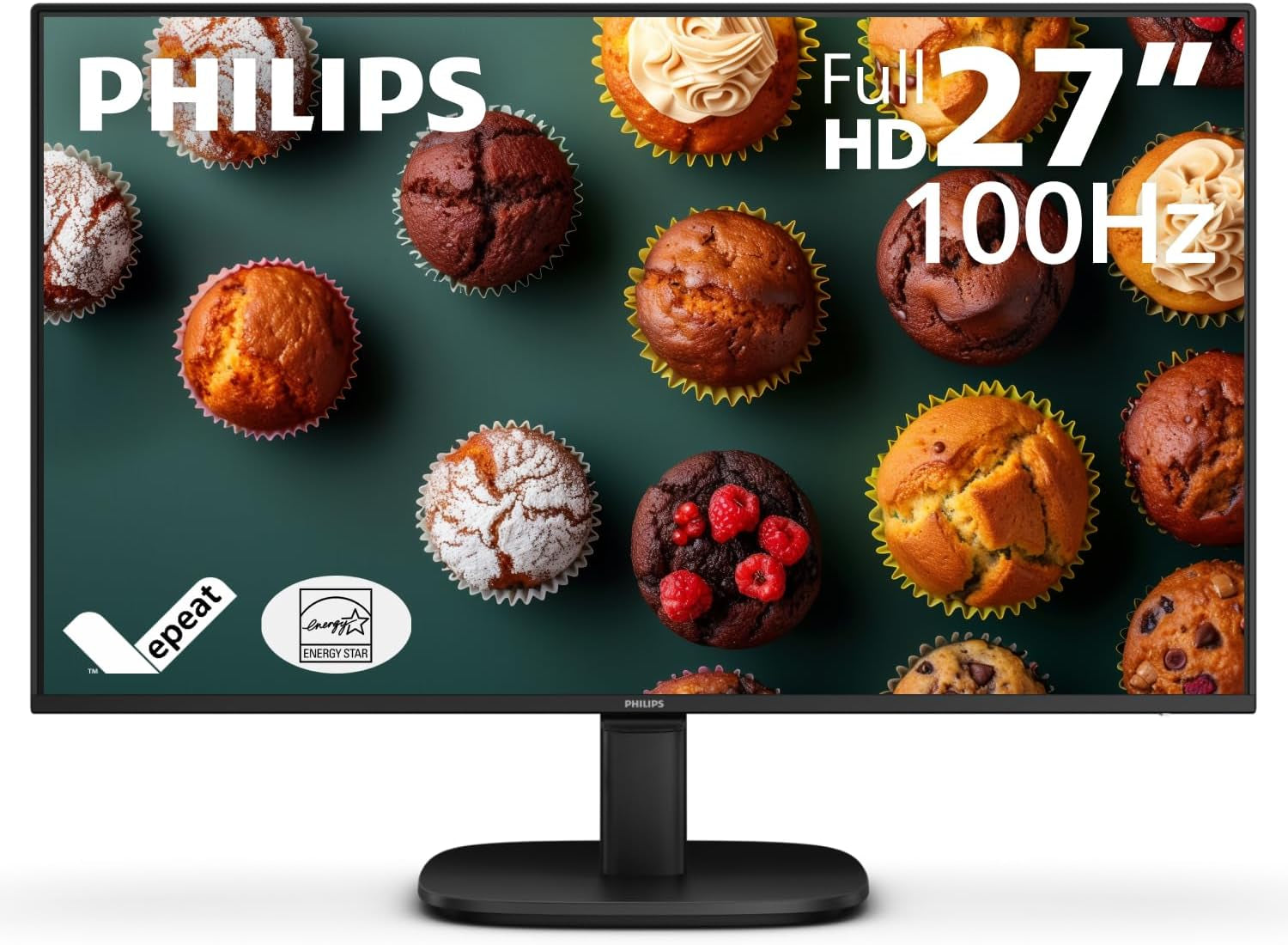 Philips 27B2N2100 27" FHD 100Hz Gaming & Office Monitor - Energy Star & EPEAT Gold Certified with HDMI & VGA, 4-Year Warranty
