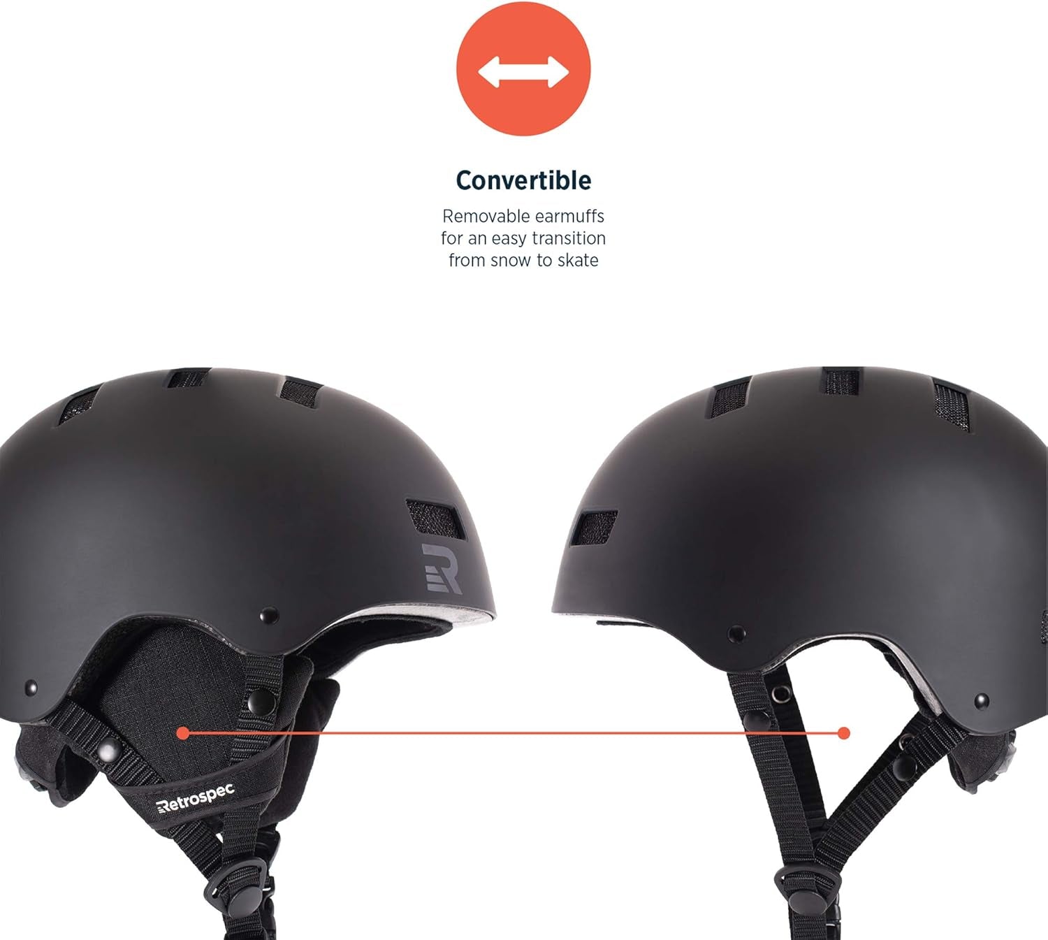 Retrospec Retrospec H1 Ski & Snowboard Helmet