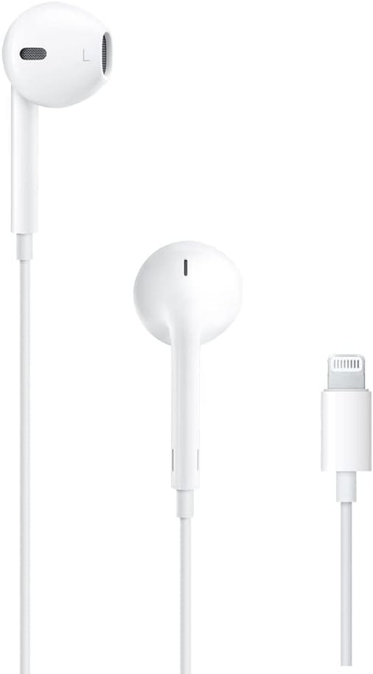 Apple Lightning Earpods: Wired Earbuds with Built-In Remote for Music, Calls, and Volume Control for iPhone