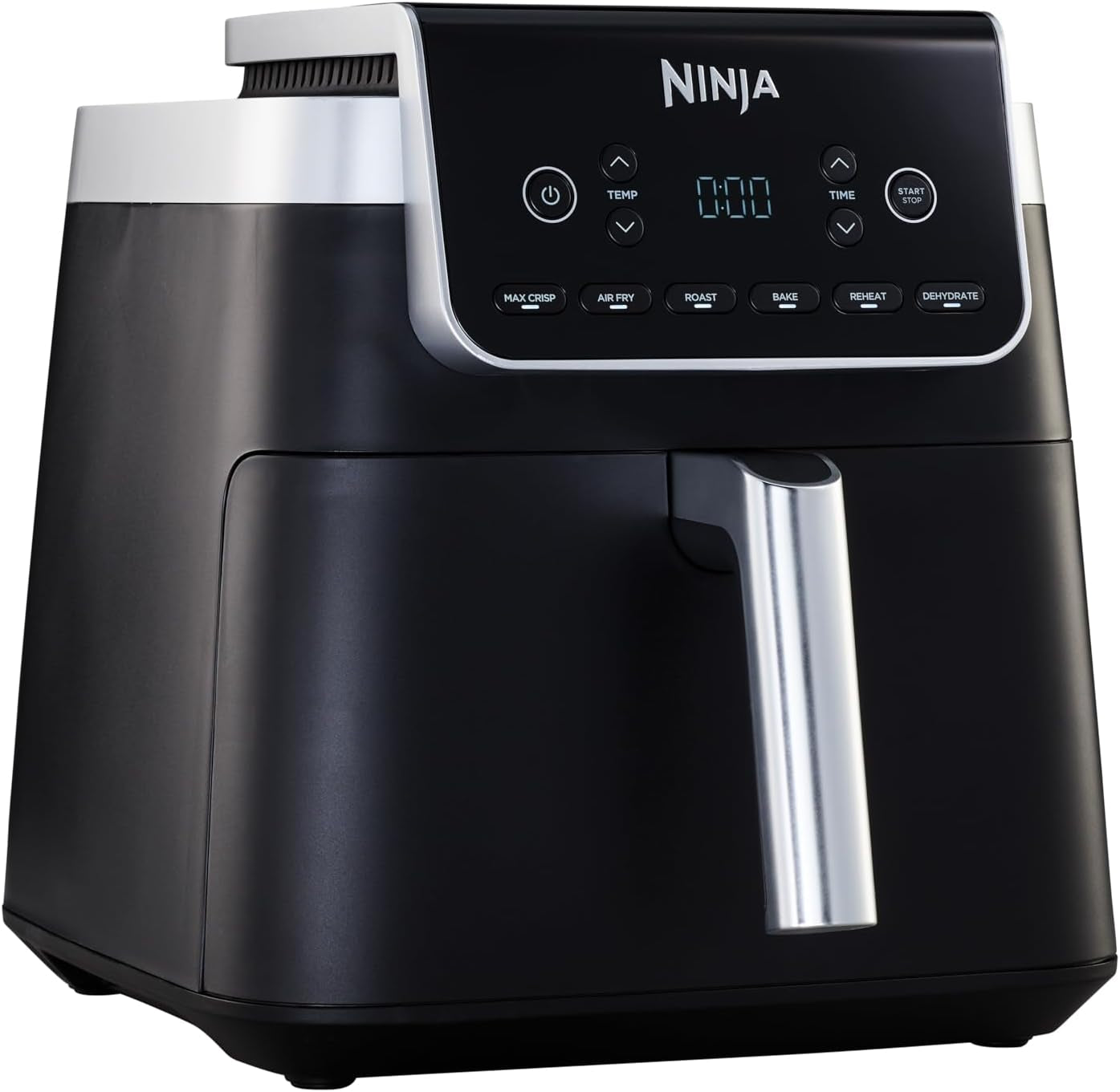 Air Fryer Pro XL 6.2L, 6 Cooking Functions, Space Saving Design, 6.2L Capacity, Max Crisp Technology, AF181ANZ, Black