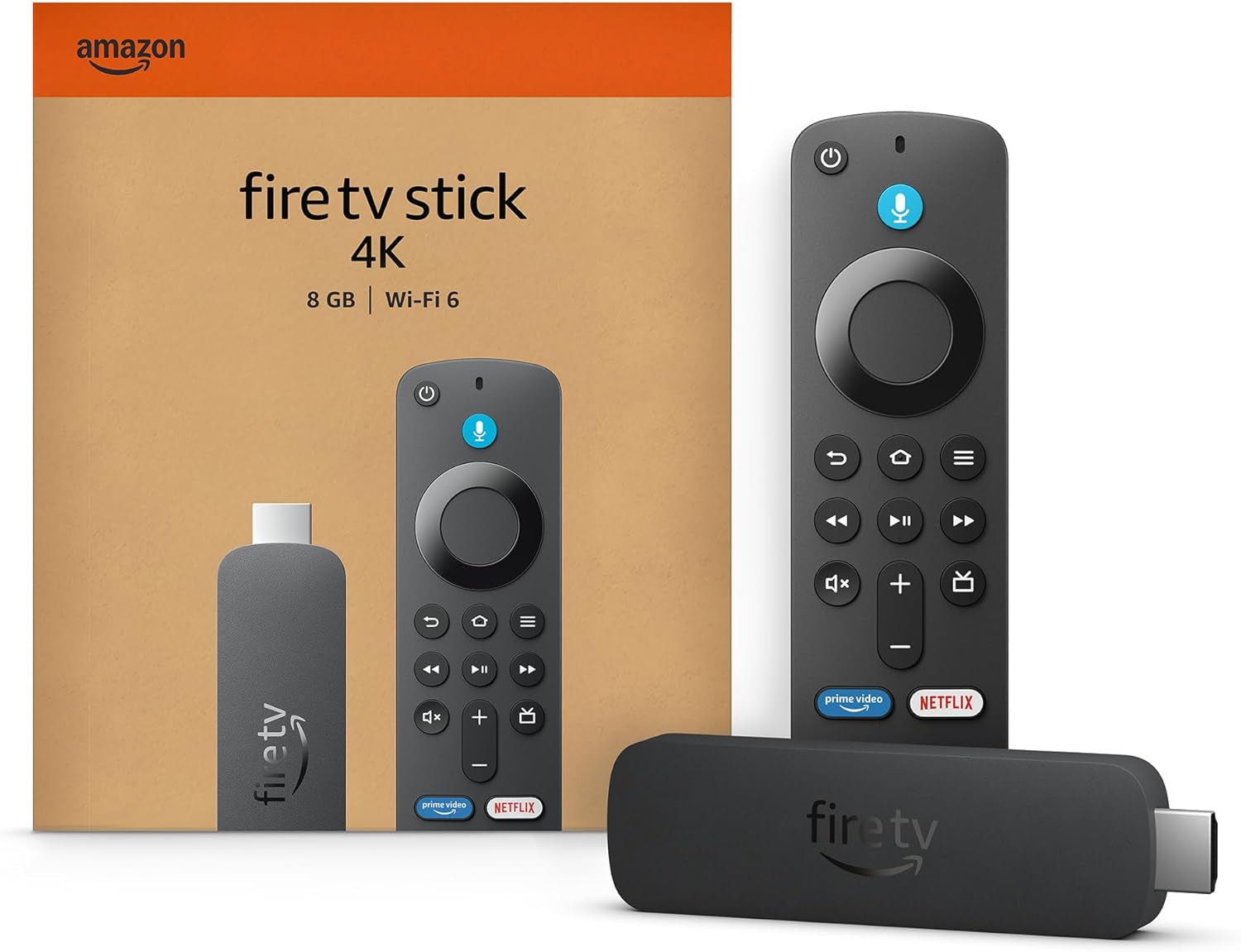 Amazon Fire TV Stick 4K (Latest Model) - Enjoy 1.8 Million+ Movies & Shows with AI-Powered Search & Wi-Fi 6