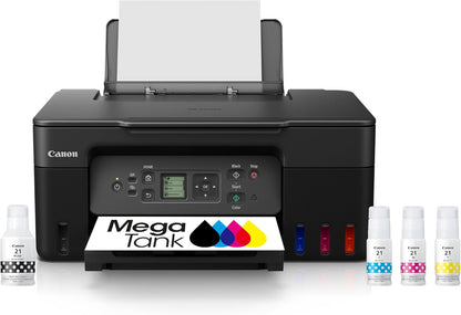 Canon Megatank G3290 Wireless All-In-One Printer - Print, Copy, Scan, Mobile Printing, 2.7" LCD Touchscreen, Auto Duplex