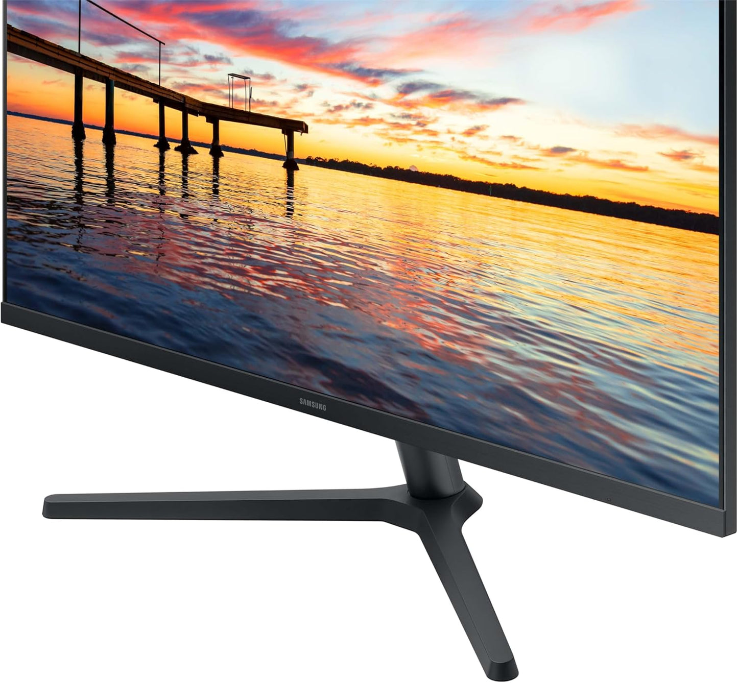 SAMSUNG 27" Essential IPS Monitor - 100Hz Refresh Rate, Ergonomic Design, Advanced Eye Care, Game Mode - LS27D304GANXZA