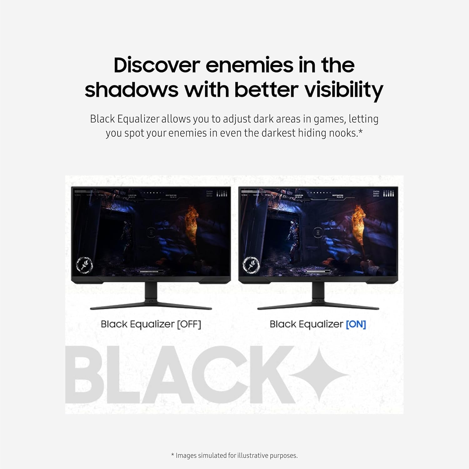 Samsung Odyssey G3 24" FHD Gaming Monitor - 1ms Response, 180Hz Refresh Rate, AMD FreeSync, Adjustable Stand, Eye Saver Mode, Flicker-Free
