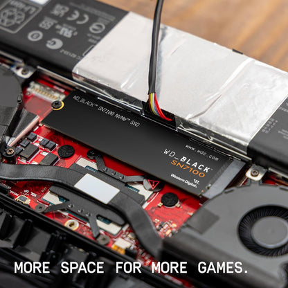 WD_BLACK 1TB SN7100 NVMe Gaming SSD - Lightning Fast Gen4 PCIe M.2 2280, Up to 7,250 MB/s - Upgrade Your Gaming Experience!
