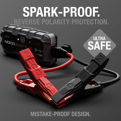 NOCO Boost GB40 - 1000A Ultra-Safe Portable Jump Starter & Power Bank for Gas & Diesel Engines