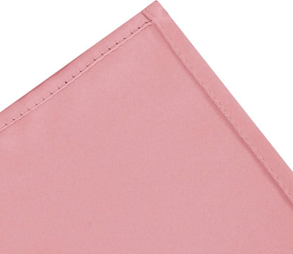 Luxurious Baby Pink Blackout Curtains - Set of 2 Grommet Panels (42" x 63") for a Cozy Bedroom Retreat